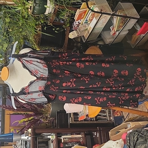 Tripp red skull baby doll dress - Picture 2 of 5